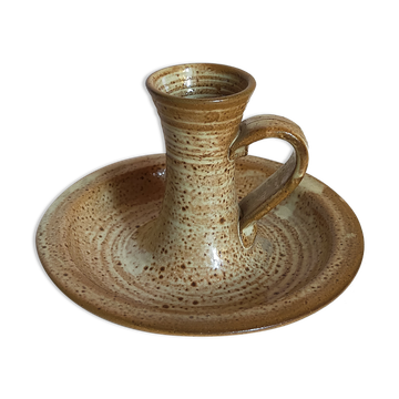 PRODUCT BHV Candlestick"cellar rat"in light enamelled sandstone