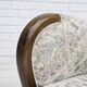 Fauteuil danois années 1955-60 en tissu fleuri multicolore