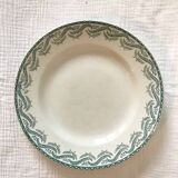Set of 5 Terre de Fer Saint-Amand plates, Réjane model