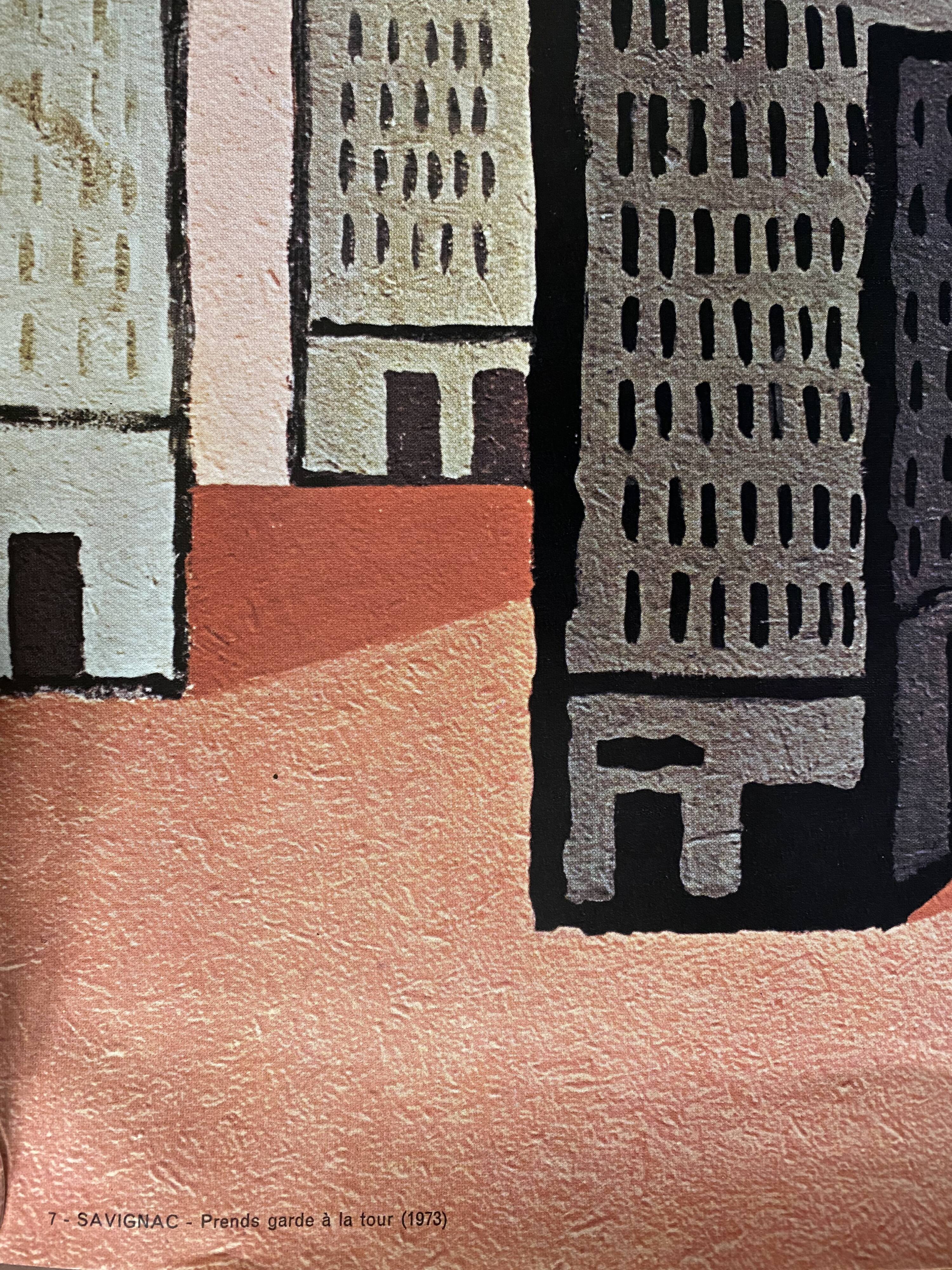 Original poster "Take care of the tower" Raymond Savignac 60x80cm 1974