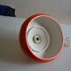 vintage suspension 1970s orange lacquered metal