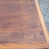 Vintage oak chest of drawers from the 50s with 4 drawers and compass feet