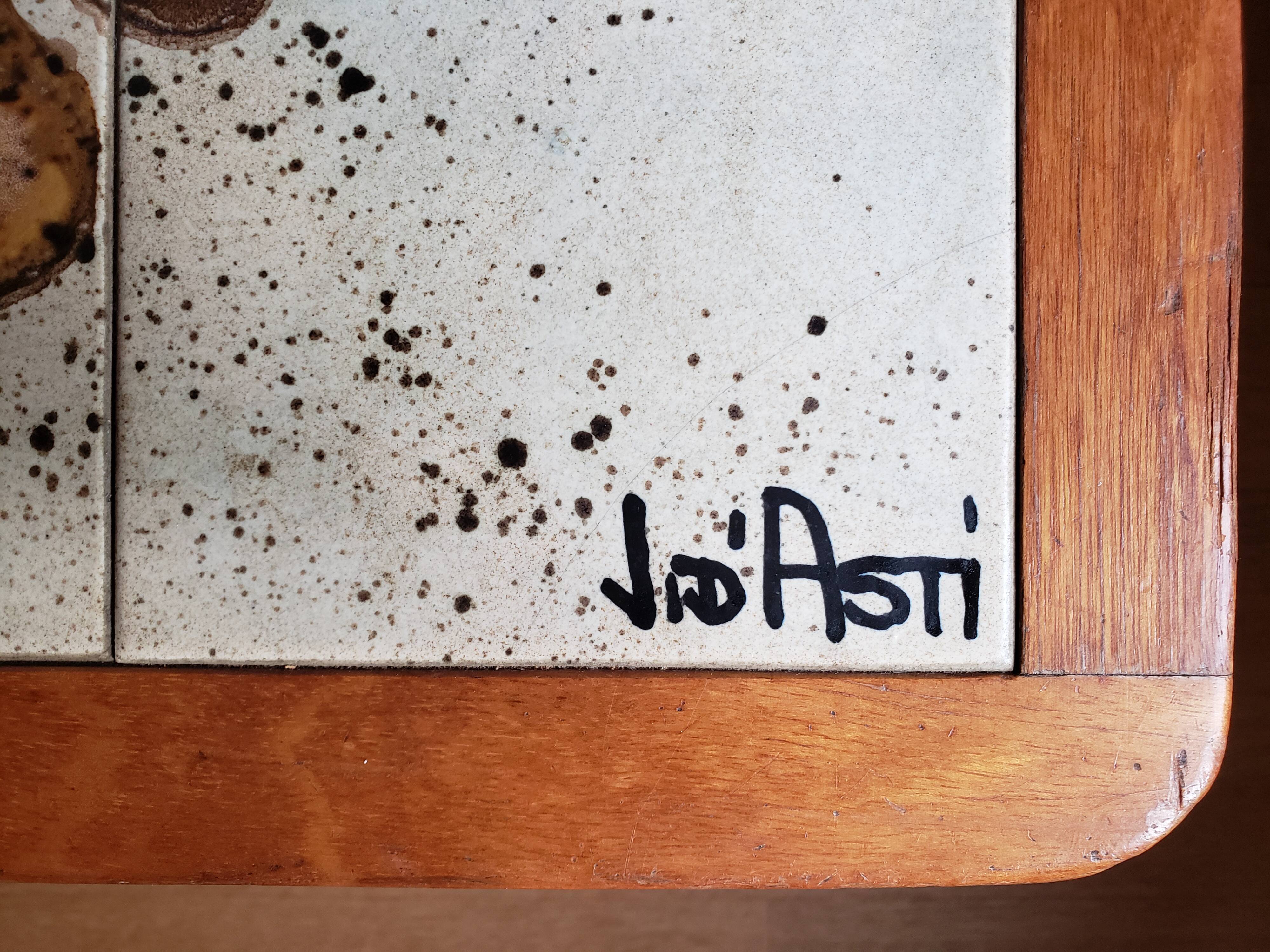 Ceramic coffee table Jean d'Asti