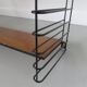 Flexible String shelf, wood and metal 50/60