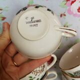 6 cups old Sarreguemines