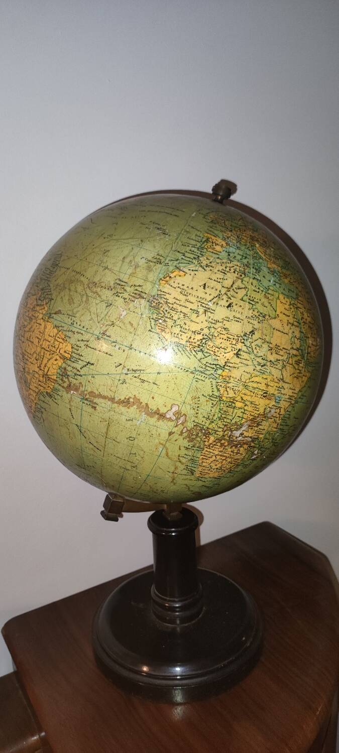 Plaster globe G Thomas late 19th
