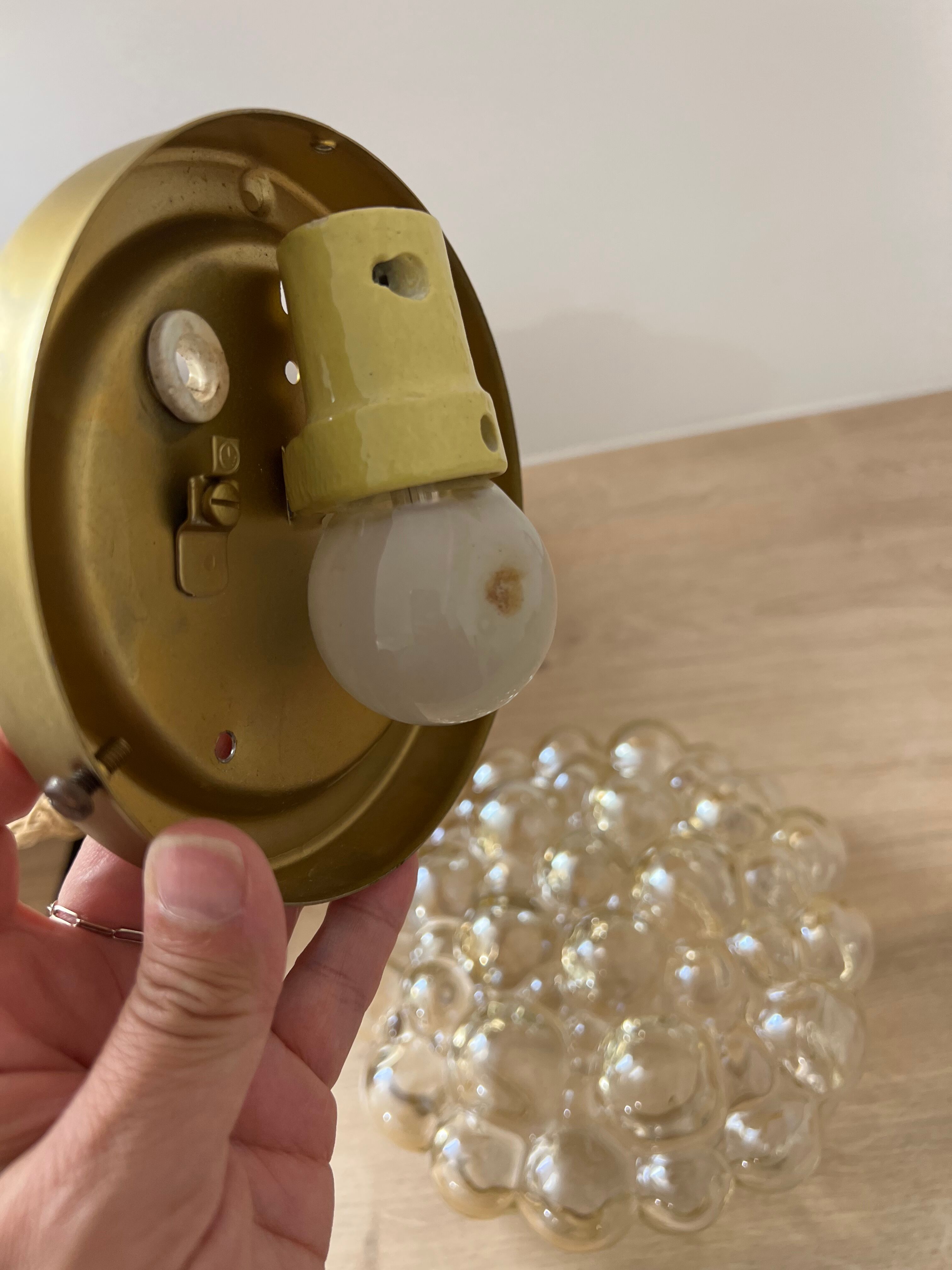 Ceiling lamp Blown glass