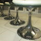 Ensemble table et 6 chaises tulipe Roche Bobois 1970