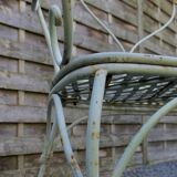 Garden bench in metal