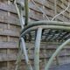 Garden bench in metal