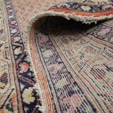 vintage persian sarough runner rug long handmade oriental wool carpet 130x325cm