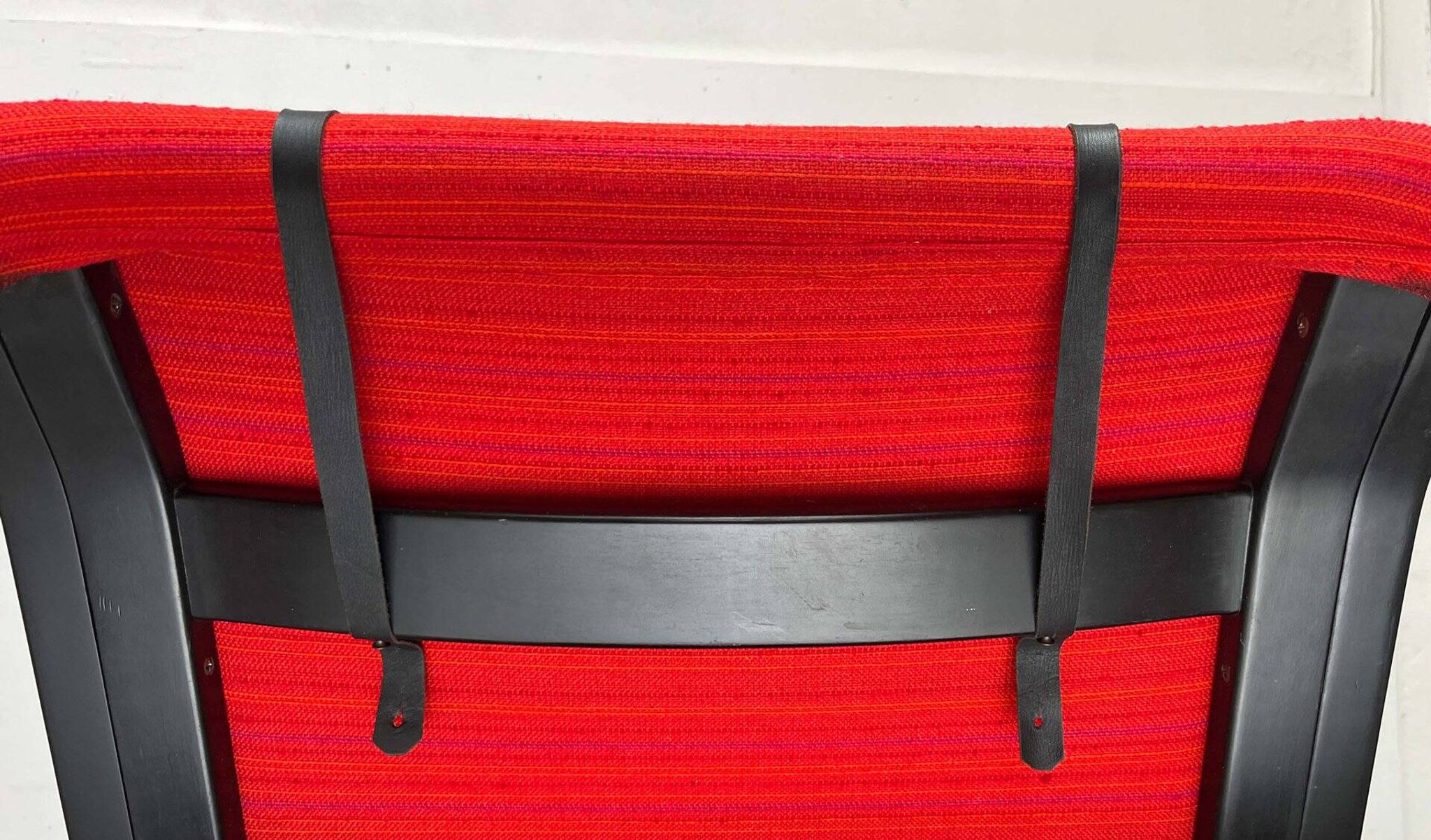 Mid-century modern Pulkka lounge chair by Ilmari Lappalainen for Asko, Finland, 1960s.