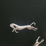 Set of 6 horse knife holders