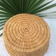 Basket round straw vintage