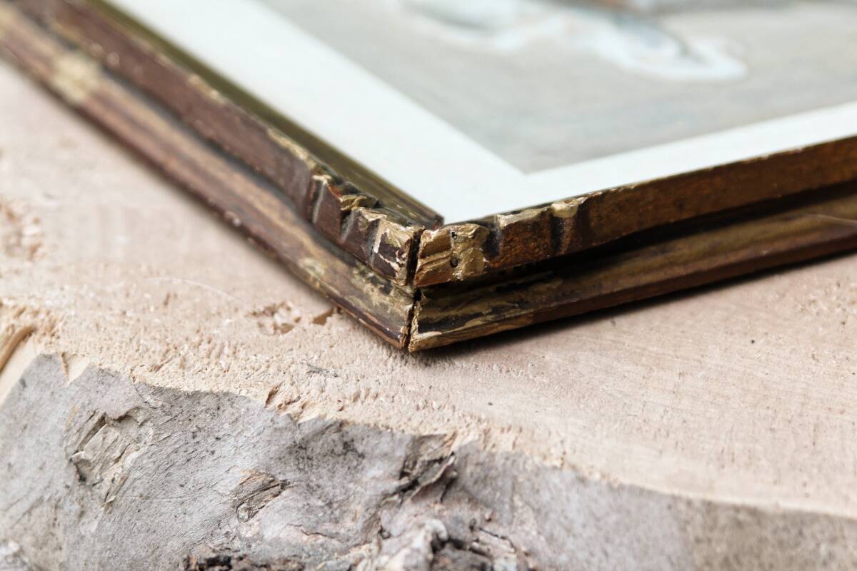 Dessin "Elégante" encadré, signé Mario de Goyon