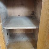 Wooden bedside table, 1 drawer