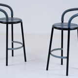 Pair of Fritz Hansen stools by Niels Gammelgaard with Lars Mathiesen 1987