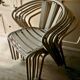 Lot of 5 vintage garden chairs