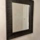 Large rectangular wall mirror – Textured relief frame – 68 × 57.5