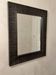 Large rectangular wall mirror – Textured relief frame – 68 × 57.5