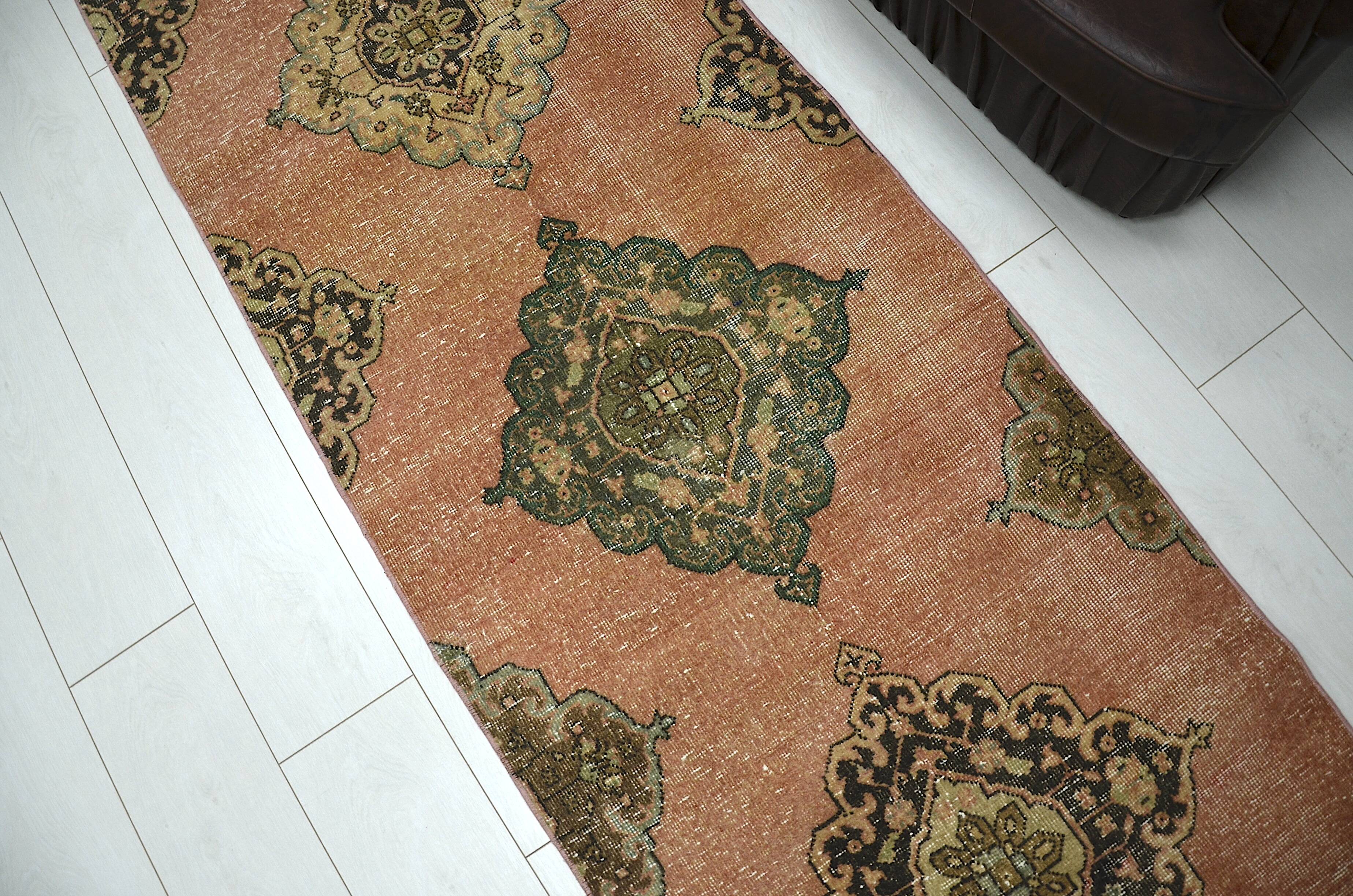 Red & Brown Turkish Handmade Rug sku 2214