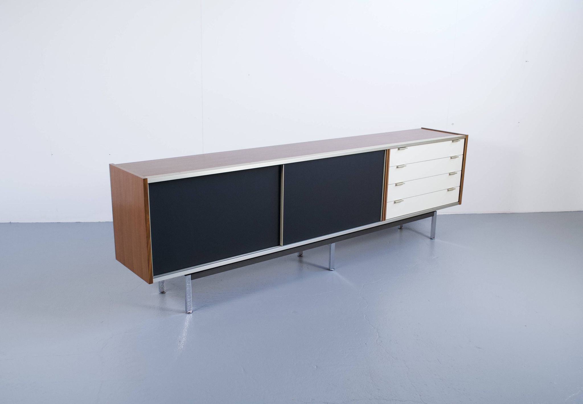 Enfilade en teck Georges Frydman édition EFA, 1963