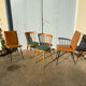 Lot de 4 chaises vintage
