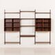 Kai Kristiansen rosewood wall unit for FM Mobler, Denmark, 1960s