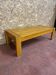 Coffee table in elm - 1980s - Maison Regain style