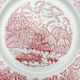 5 assiettes plates Badon