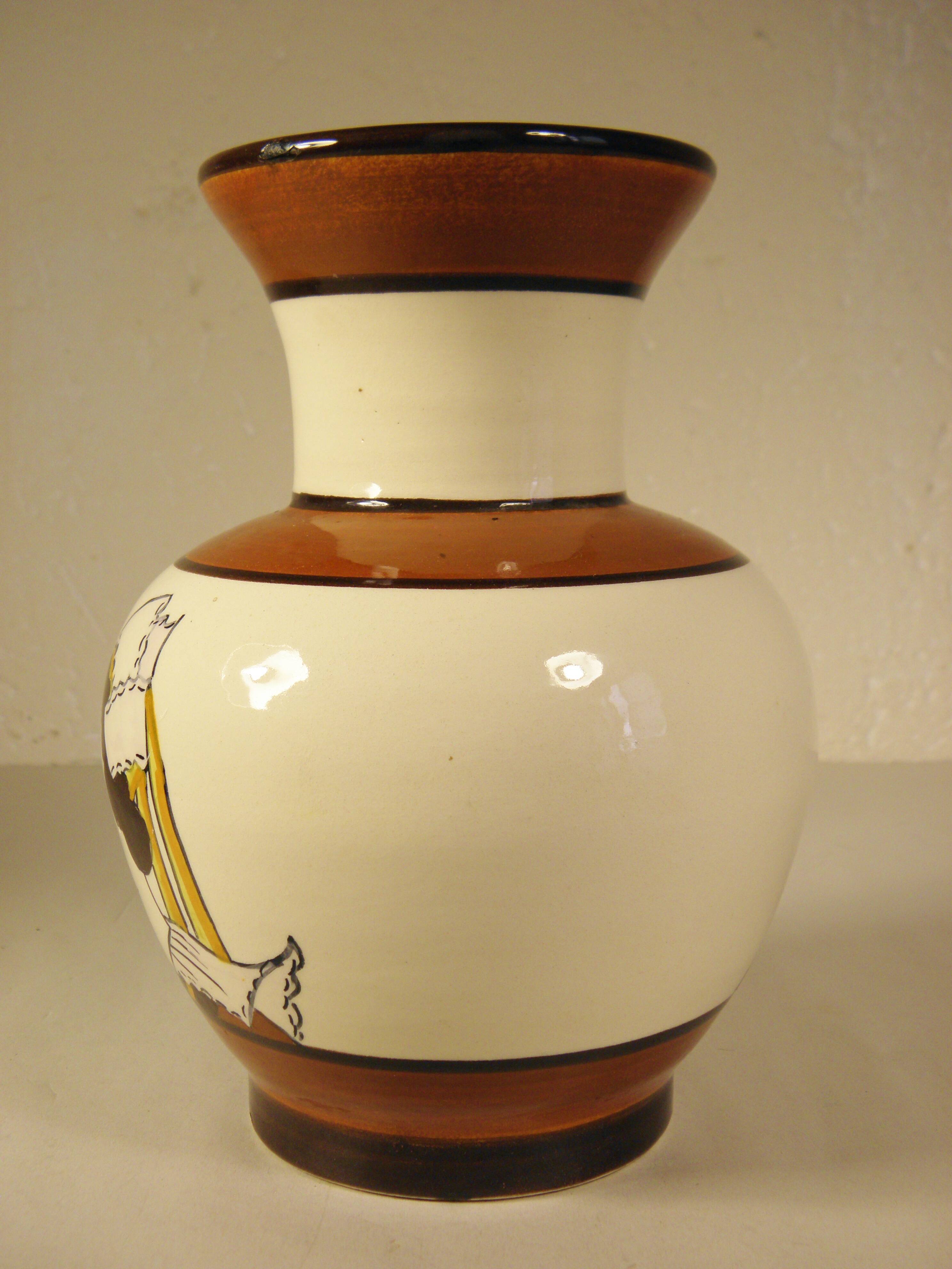 Vase en faience de quimper