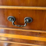 Large glazed bookcase classic English style mahogany