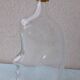 Bouteille anthropomorphe en verre