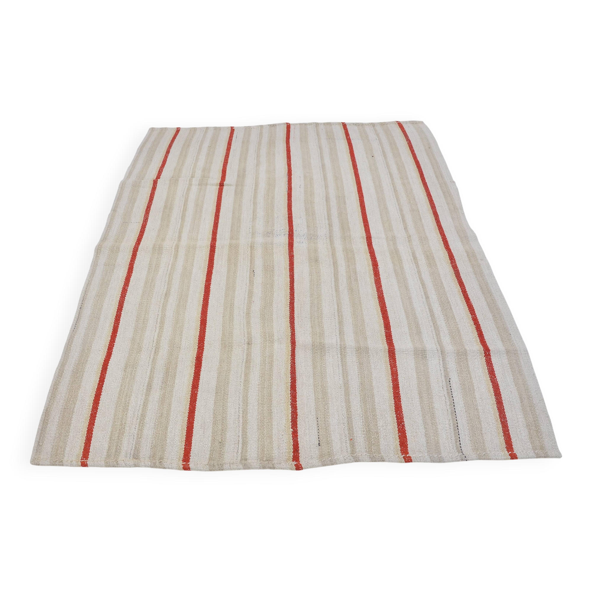 Vintage Handwoven Hemp Kilim Rug sku 3670