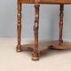 Antique walnut dressing table with mirror and drawer, Italy, 19th century.