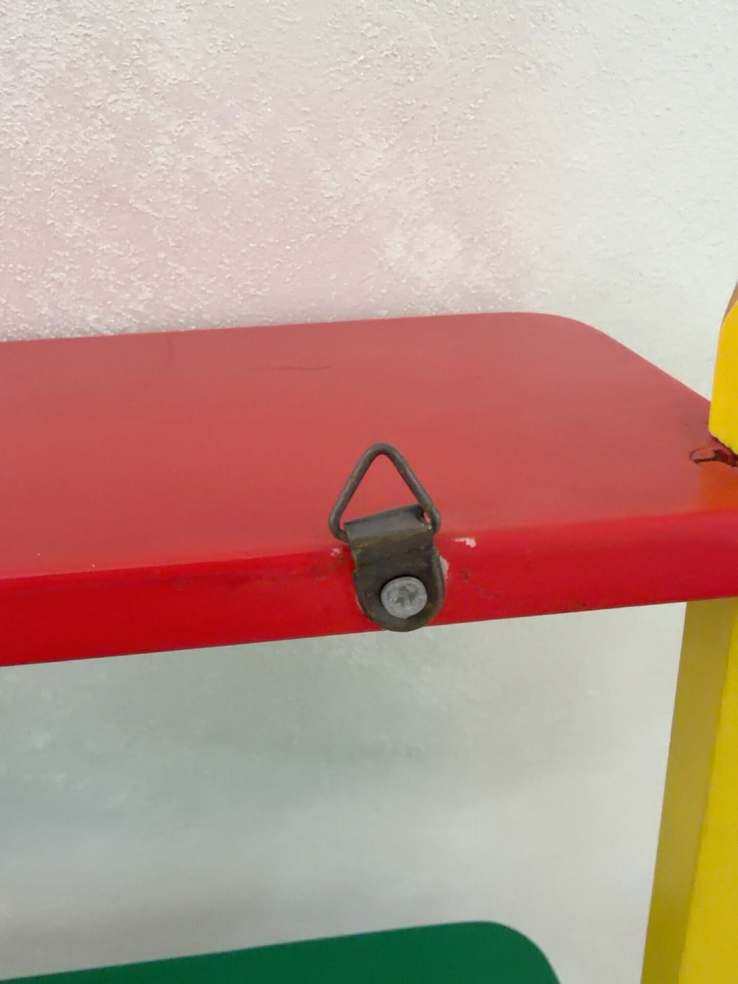 Vintage 80s pencil shelf – Memphis style – attributed to Pierre S.