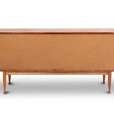 Teak sideboard, with four drawers and two doors. 20th century.