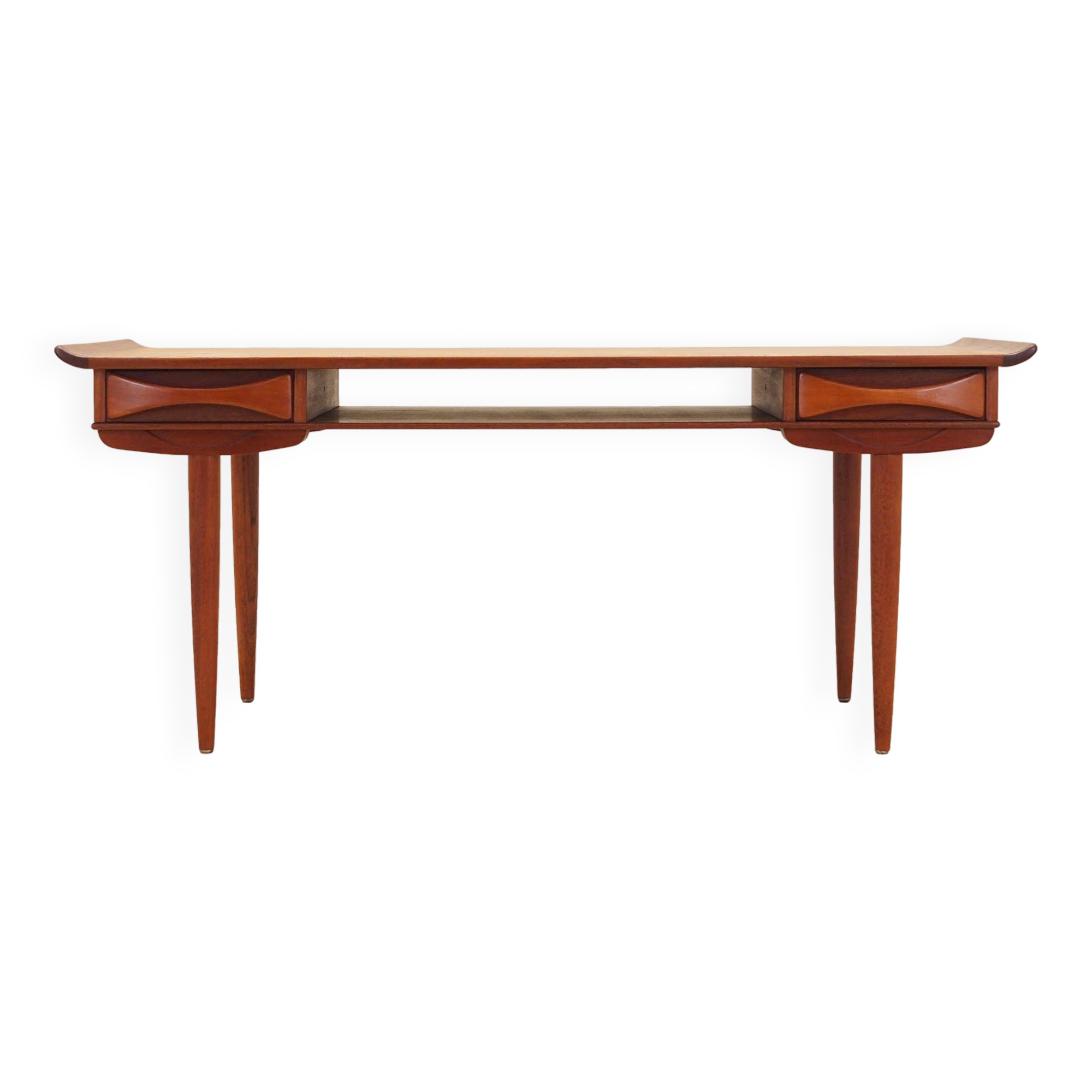 Teak coffee table, Danish design, 1970s, production: Denmark