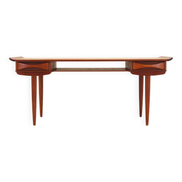 Table basse en teck, design danois, années 1970, production : Danemark