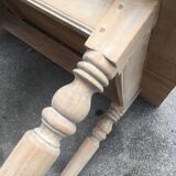 Farm table with cut feet