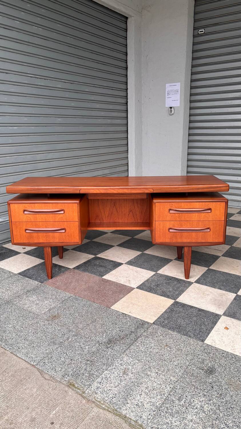 Gplan teak dressing table / desk / console