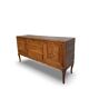 Italian Mid-Century cherrywood veneered and solid wood sideboard.