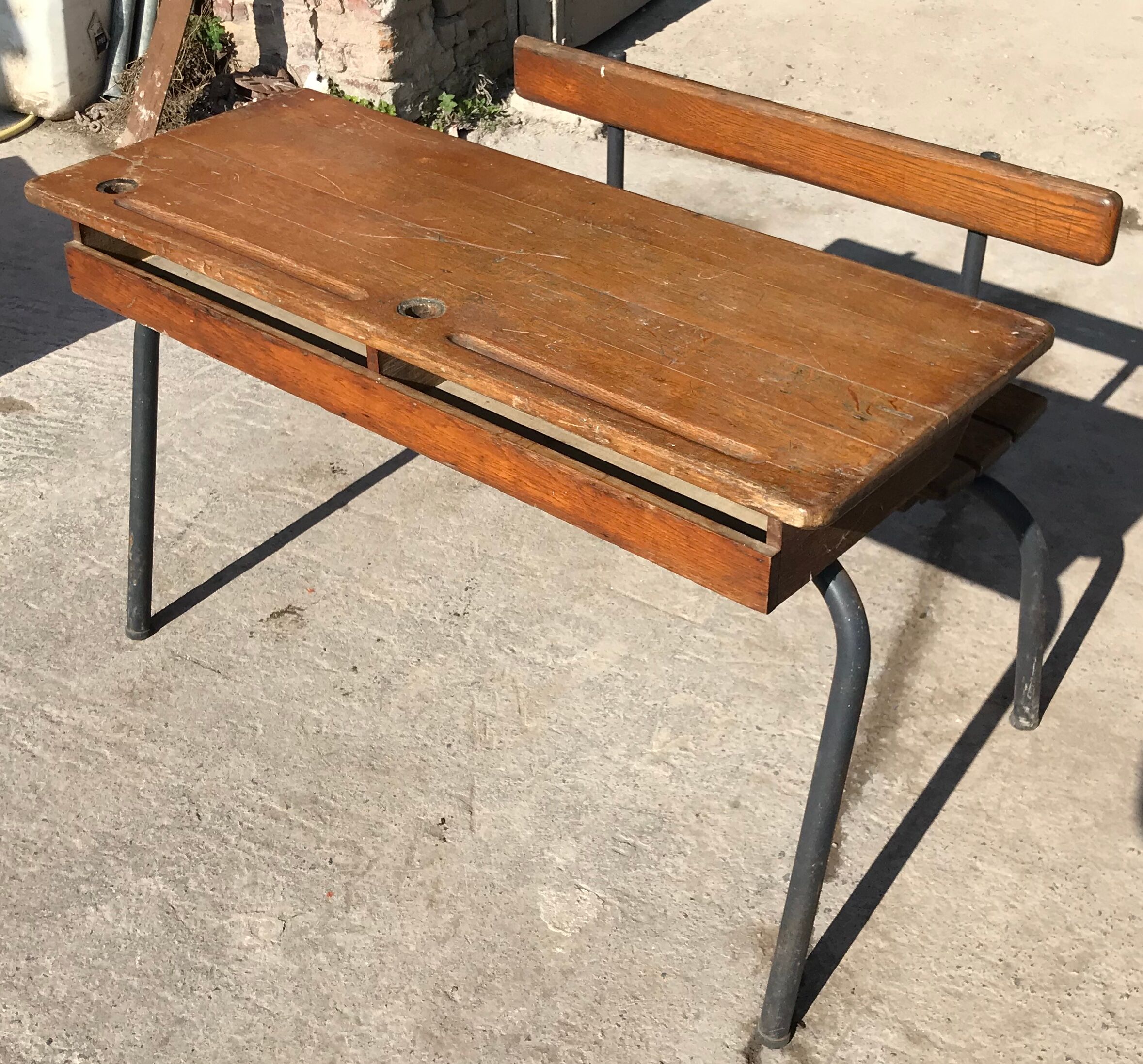 Schoolboys' desk