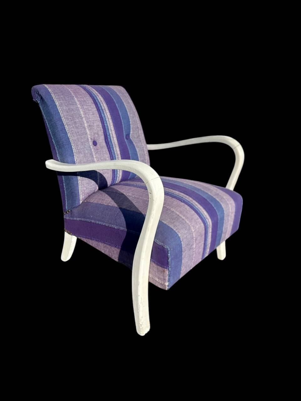 pair of art deco club armchairs