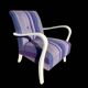 paire de fauteuils clubs art deco