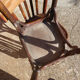 Set of 4 bistro chairs in curved wood Thonet