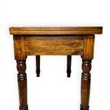 Table italienne en noyer, années 1950