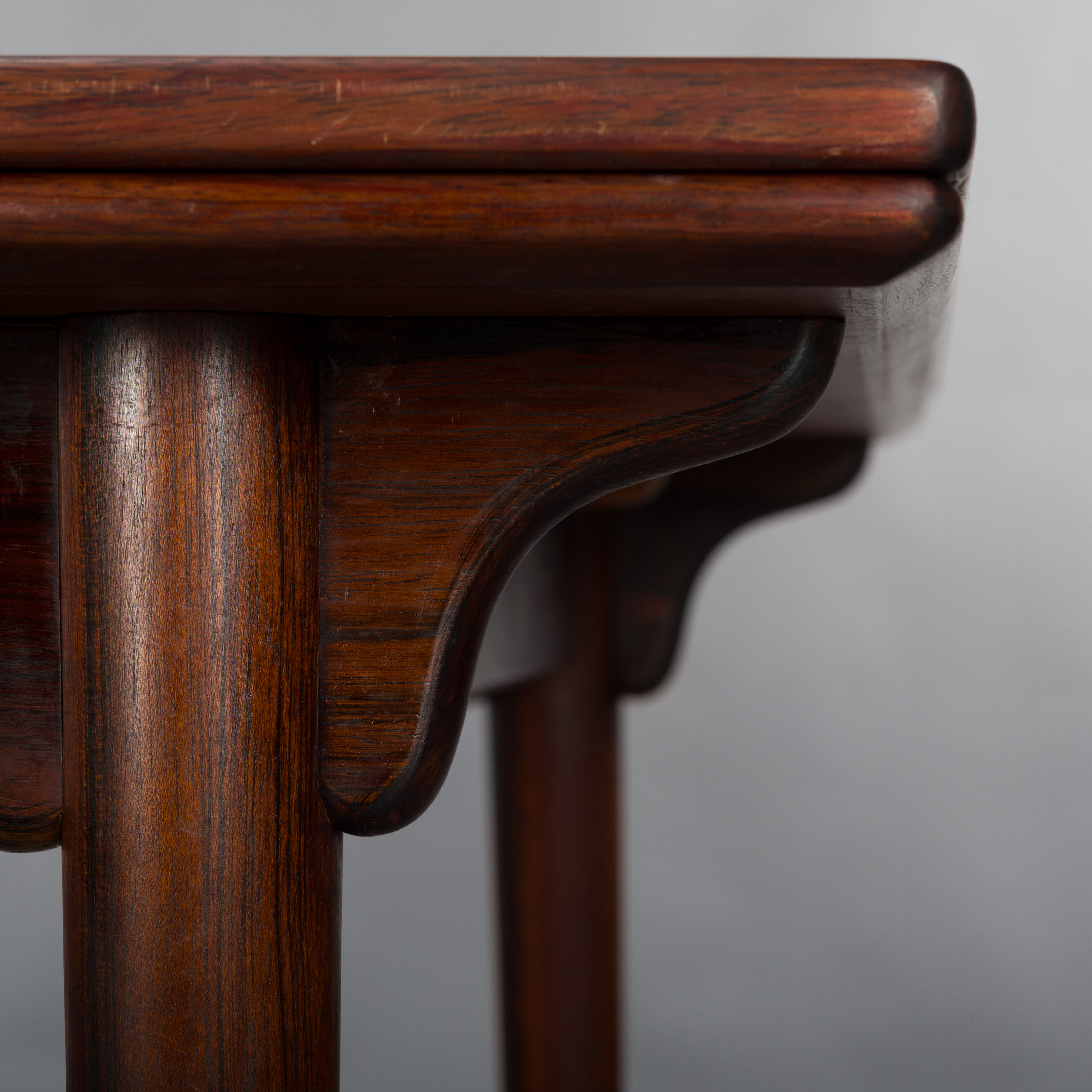 Danish gunni extendable rosewood model 54 dining table for Omann Jun Møbelfabrik, 1960s