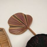 Wall composition baskets trays and fan