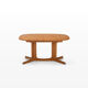 Vintage extendable dining table in beech wood